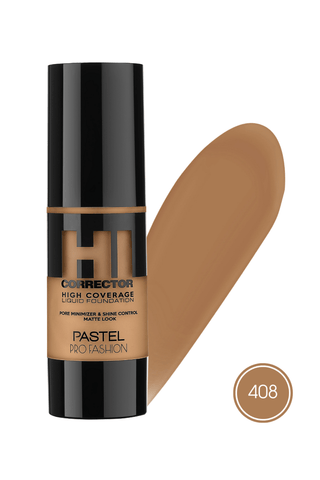 Pastel High Coverage Liquid Foundation - 408 - By Baano