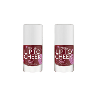 Pastel Lip To Cheek Tint Carmen Lipstick And Blush - Pink -2 Pack - By Baano