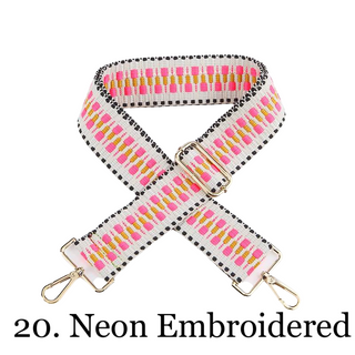 The James | Clear with Gray Trim Sling Bag - Pick Your Strap