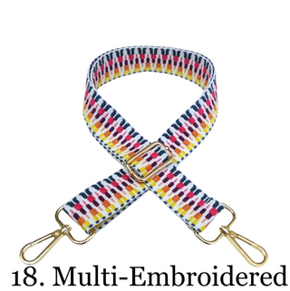 The James | Clear with Gray Trim Sling Bag - Pick Your Strap