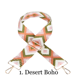 The James | Clear with Gray Trim Sling Bag - Pick Your Strap