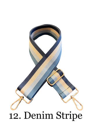 The James | Clear with Brown Trim Sling Bag - Pick Your Strap