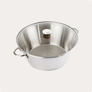 Preserve pan with glass Lid CRISTEL USA