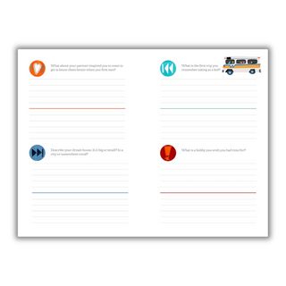 Questions for Couples Journal: 400 Questions to Enjoy, Reflect, and Connect with Your Partner (Spiral Bound) - By Baano