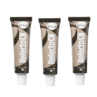 RefectoCil Eyebrow and Eyelash Dye No:3 Natural Brown 15 ml 3 Pack Chivela