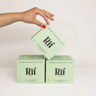 Organic Pads with wings - Regular 3 pack Bundle Rif care