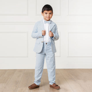 Organic Seersucker Suit Pant - Baby - Glamourous Grace