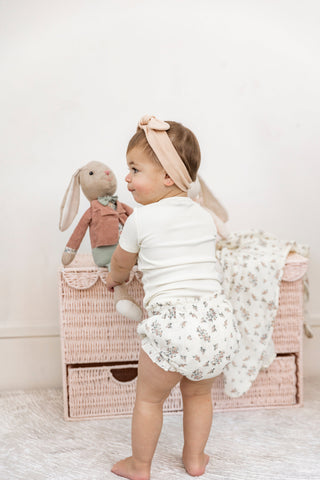 Floral Print Gauze Swaddle - By Baano