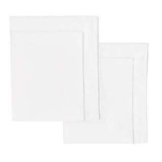 600 Thread Count Framed Sateen Embroidered Cotton Euro Sham Pair