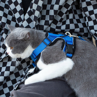 Mr. Peanut's PurrTrek Reflective Cat Harness with Matching Leash - By Baano