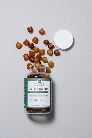 Halal Adult Multivitamin Gummies - Complete Nutrition with Essential Vitamins - 90 Count - By Baano