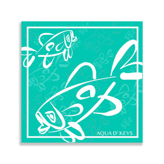 Scarf (Aqua Fish) - By Baano