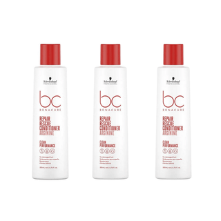 Schwarzkopf Bonacure Bc Clean Emergency Rescue Conditioner 200 ml 3 Pack - By Baano