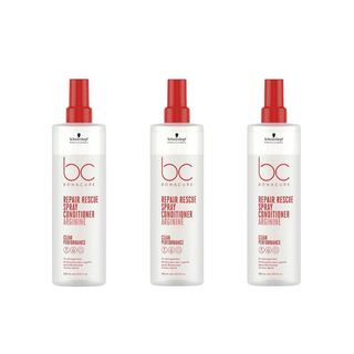 Schwarzkopf Bonacure Bc Clean Emergency Rescue Spray Conditioner 400 ml 3 Pack - By Baano