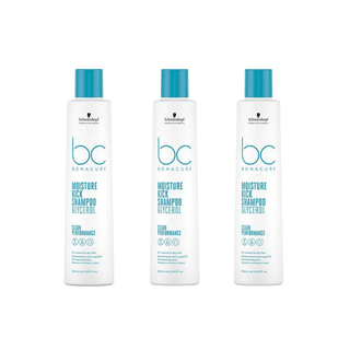 Schwarzkopf Bonacure Bc Clean Moisture Restoring Shampoo 250 ml 3 Pack - By Baano