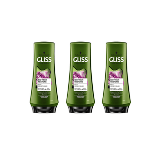 Schwarzkopf Gliss Conditioner Bio-tech 360 ml 3 Pack Chivela