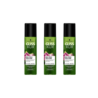 Schwarzkopf Gliss Liquid Conditioner Bio-tech 200 ml 3 Pack - By Baano