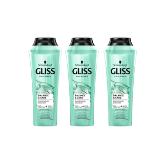 Schwarzkopf Gliss Nutribalance Repair Shampoo 360ml 3 Pack - By Baano
