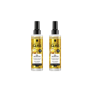 Schwarzkopf Gliss Oil Nutritive Liquid Hair Conditioner 200 ml 2 Pack - By Baano