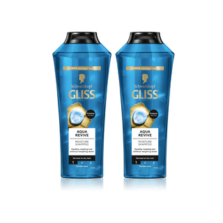Schwarzkopf Gliss Shampoo Aqua Revive 400 ml 2 Pack - By Baano