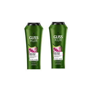 Schwarzkopf Gliss Shampoo Bio-tech 360 ml 2 Pack - By Baano