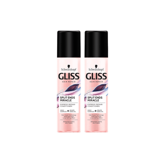 Schwarzkopf Gliss Split Hair Miracle Liquid Conditioner 200 ml 2 Pack - By Baano