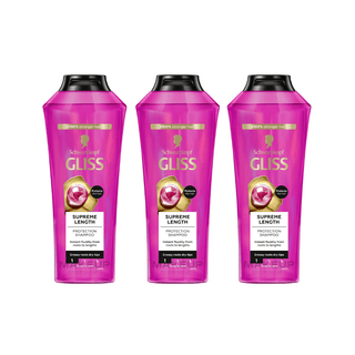 Schwarzkopf Gliss Supreme Lenght Shampoo 400 ml 3 Pack Chivela