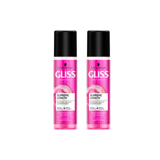 Schwarzkopf Gliss Supreme Length Liquid Hair Care Spray 200 ml 2 Pack - By Baano