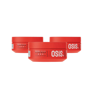 Schwarzkopf Osis Flexwax Ultra Strong Texture Cream Wax 85ml | Reconfigurable Styles 3 Pack Chivela