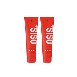 Schwarzkopf Osis Rock Hard Ultra Strong Styling Paste 150ml | Lasting Hold Cream Shine Gel 2 Pack - By Baano
