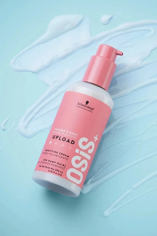 Schwarzkopf Osis Upload Volumizing Cream 200ml | Volumizing from Bottom to End with Protection Against Frizz & Heat 3 Pack - By Baano