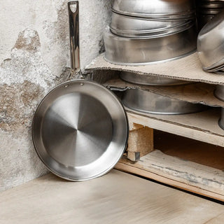 2 stainless steel Frying pans Set - By Baano