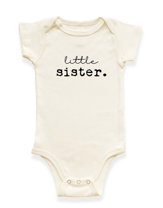 Little Sister Organic Baby Bodysuit - By Baano