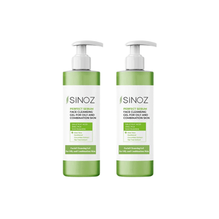 Sinoz Facial Cleansing Gel For Oily And Combination Skin 400 ml 2 Pack - By Baano