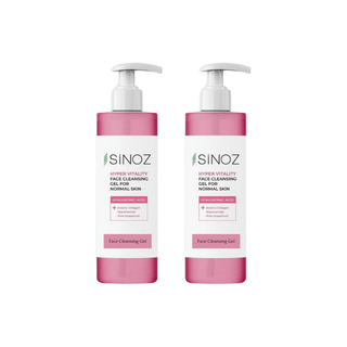 Sinoz Hyper Vitality Normal Skin Face Cleansing Gel 400 ml 2 Pack - By Baano