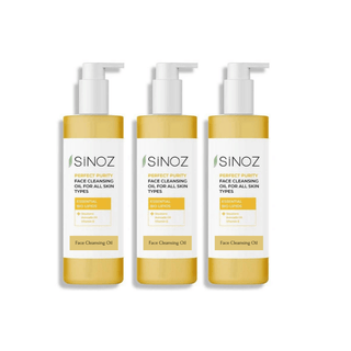 Sinoz Perfect Purity Face Cleansing Oil 400 ml 3 Pack - By Baano