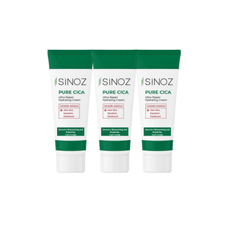 Sinoz Pure Cica Intensive Moisturizing And Restorative Care Cream 50 ml 3 Pack - By Baano