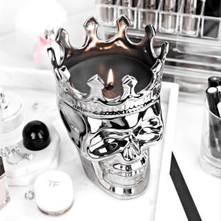 Silver Maximilien Skull in Thé Aroma Thompson Ferrier