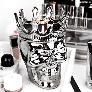 Silver Maximilien Skull in Thé Aroma Thompson Ferrier