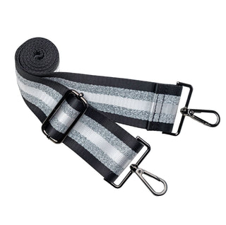 Silver/White Strap with Silver Hardware