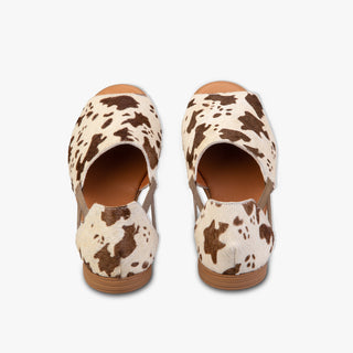 Spotted Luxe Peep Toes - By Baano