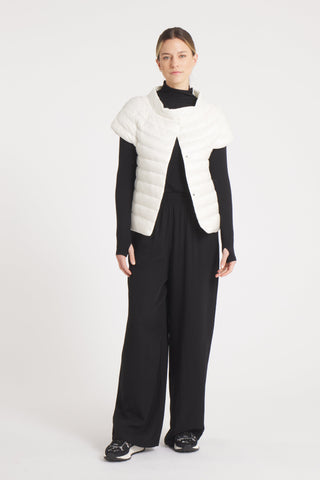 The St Barts | Down Vest | Ivory - By Baano