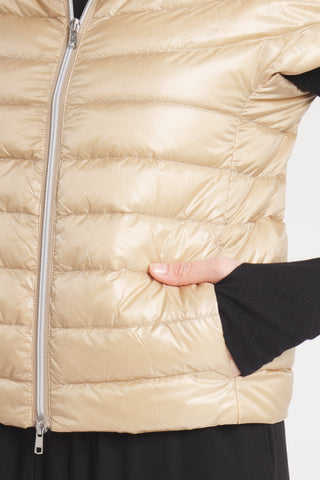 The St Ives | Down Vest | Camel - By Baano