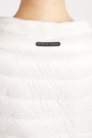The St Ives | Down Vest | Ivory - By Baano