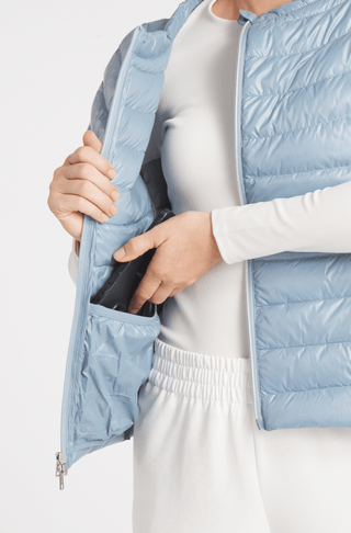 The St Ives | Down Vest | Ivory - By Baano