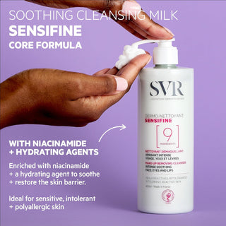 Svr Sensifine Dermo Cleansing Milk 400ml - By Baano