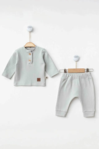 Darrel Baby Boy Green Clothes Set