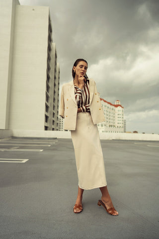 STRETCH SUMMER  BLAZER - By Baano