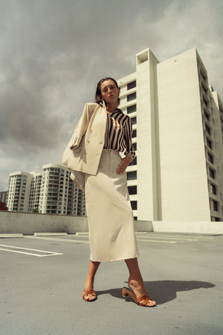 STRETCH SUMMER  BLAZER - By Baano