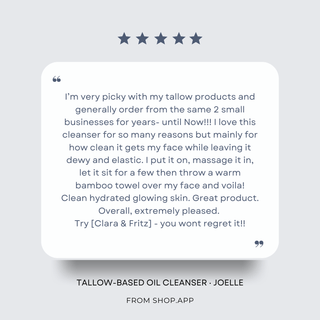 Tallow-Based Oil Cleanser - By Baano